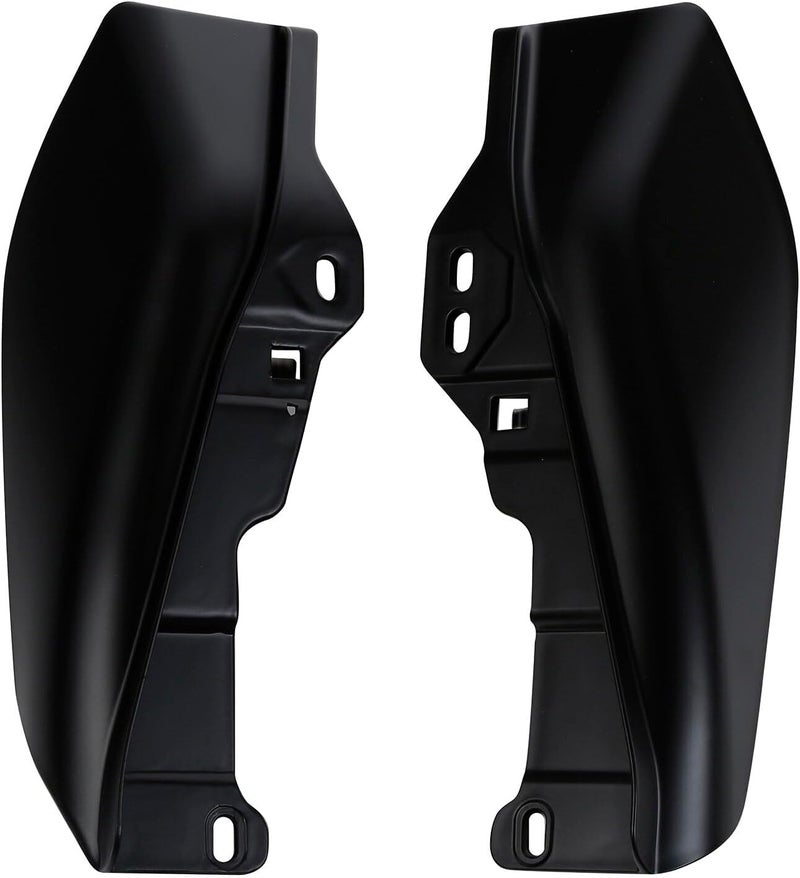 HR3 Black Denim Mid Frame Air Deflectors Heat Shield Compatible with 2015-2017 2022 Street Glide Special Road Glide Special 2018 Road Glide (Style #2) - Image 1
